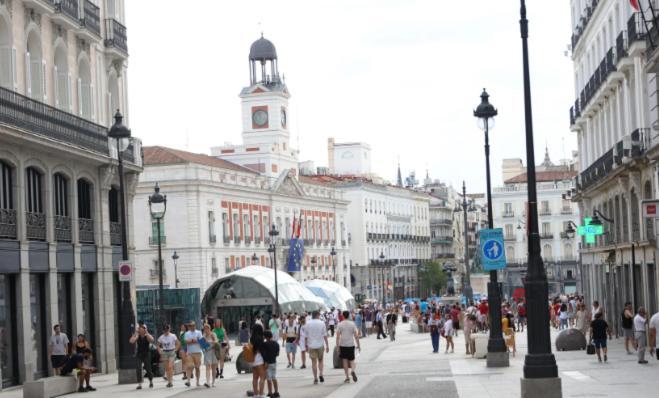 Apartmán Exclusive Balcony Plaza Mayor Madrid Exteriér fotografie